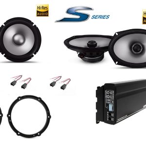 Kit altoparlanti Alpine S2 + amplificatore KTA450 per Peugeot RCZ serie dal 2010 al 2015