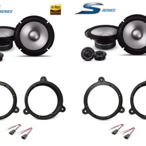 Kit 8 altoparlanti Alpine S2 per Renault Espace V serie 2015-2023 Anteriori e Posteriori