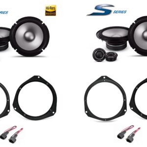 Kit 8 altoparlanti Alpine S2 per Alfa Romeo Giulietta Anteriori e Posteriori
