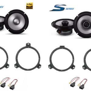 Kit 6 altoparlanti Alpine S2 per Toyota Auris (E180) serie dal 2012 al 2018 Anteriori e Posteriori