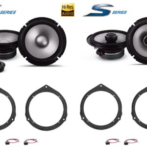 Kit 6 altoparlanti Alpine S2 per Mercedes-Benz Classe C (W204) Anteriori e Posteriori