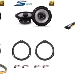 Kit 6 altoparlanti + amplificatore Alpine S2 per Mercedes CLK W209 Serie 2002 – 2010