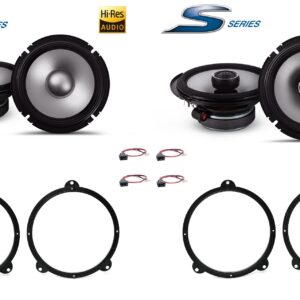Kit 6 altoparlanti Alpine S2 per BMW serie 3 E46 serie dal 1998 al 2006 Anteriori e Posteriori
