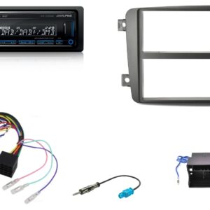 Autoradio Alpine DAB con comandi al volante per Mercedes Classe C (W203) serie dal 2001 al 2004
