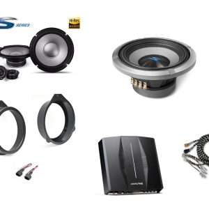 Kit Alpine linea S2 Hi Res per AUDI A6 (C7/4G) Altoparlanti + DSP + Subwoofer