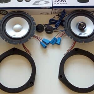 Kit 6 altoparlanti Alpine per Subaru Outback IV serie Anteriori e Posteriori