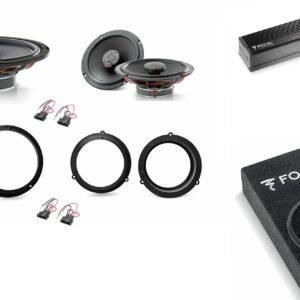 Kit Focal Sound Upgrade per Audi A1 serie 8X Altoparlanti Amplificatore Subwoofer