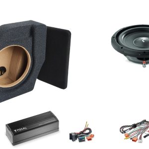 Kit Focal per Audi A4 B8 Avant MMi Amplificatore + Subwoofer + cablaggi plug and play