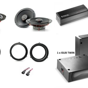 Kit Focal Sound Up  per Audi Q3 (8U) serie 2011-2018 altoparlanti + amplificatore + Subwoofer