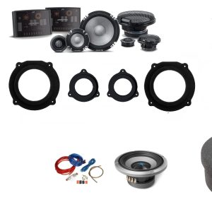 Kit Upgrade sound Alpine per Audi TT con Subwoofer ruota di scorta