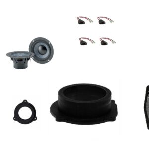 Focal Slate Fiber altoparlanti 3 vie per Audi TT (8J) serie dal 2005 al 2014 MK2
