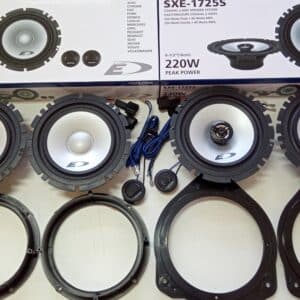 Kit 6 altoparlanti Alpine per Audi A1 Anteriori e Posteriori