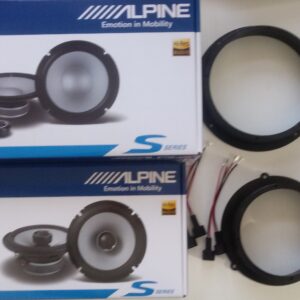 Kit 6 altoparlanti Alpine S2 per Audi A1 (8X) Anteriori e Posteriori