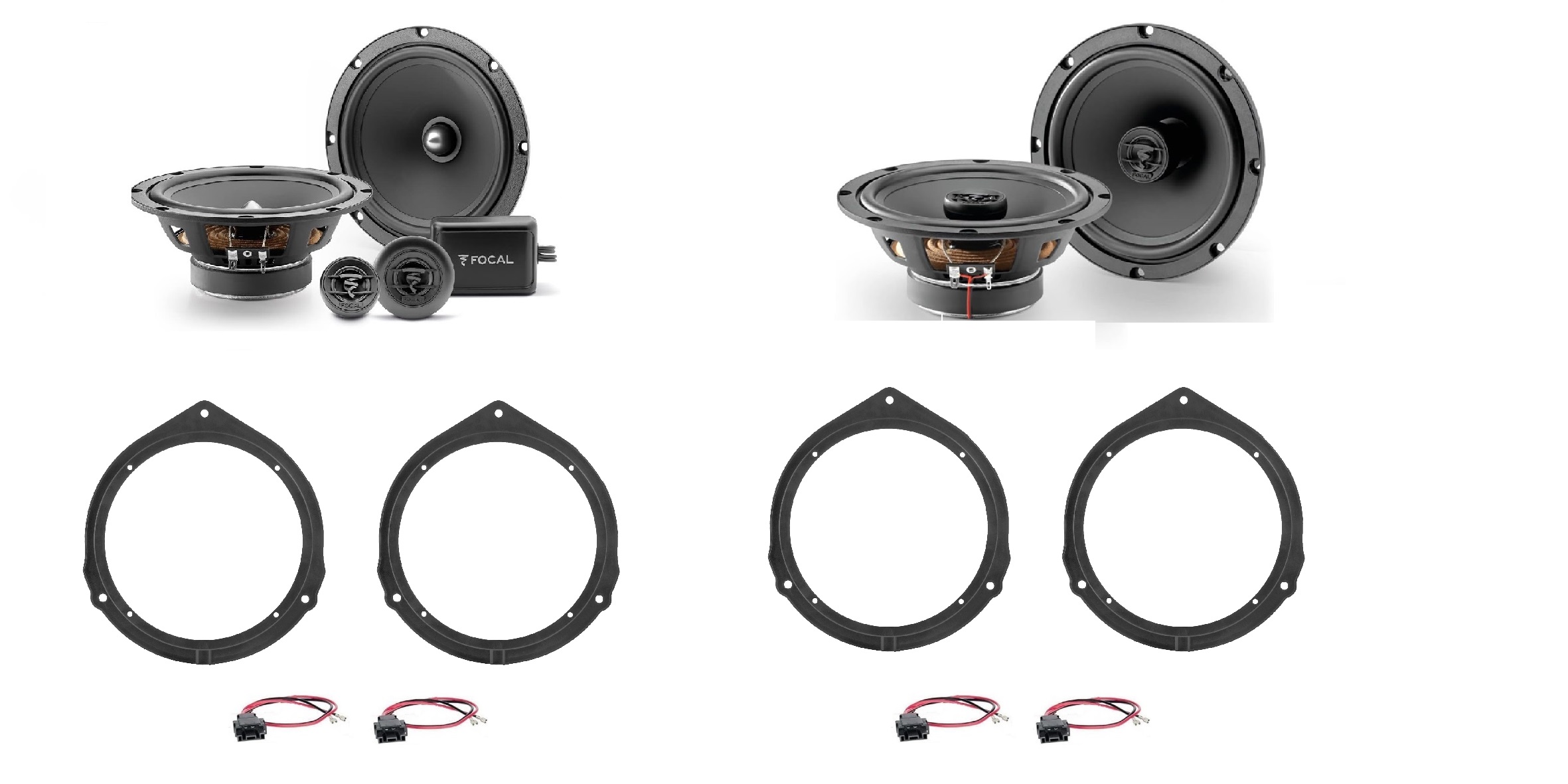 Kit 6 altoparlanti Focal per Mercedes W447 Anteriori e Posteriori