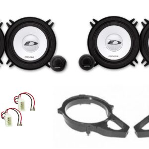 Kit 8 altoparlanti Alpine per BMW Serie 3 (E36) '90>'98 Coupe'