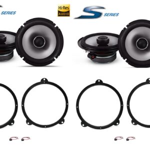 Kit altoparlanti Alpine serie S2-S65 per BMW serie 3 E46 98-06 con adattatori e supporti