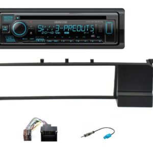 Autoradio Kenwood per BMW serie 3 E46 DAB+ con lettore CD, USB e SD Card, frontalino estraibile e Bluetooth