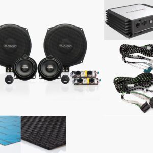 Gladen Mosconi Sound Up BMW serie 3 F31 Touring con sistema audio base