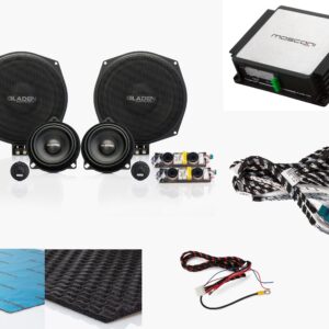 Gladen Mosconi Sound Up Entry BMW serie 3 F31 Touring con sistema audio base senza DSP