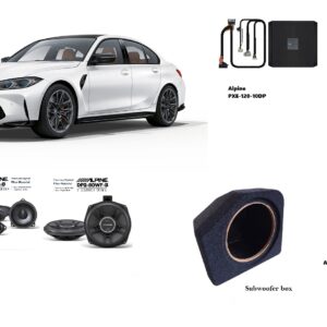 Alpine audio Extreme per BMW  3-series G80 (M3 Limosine) sistema SA676A e RAM