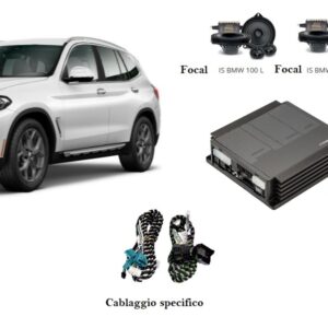 Kit Sound Upgrade Mosconi Focal per BMW X3 G01 Base Audio Live Cockpit S6U1