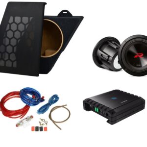 Kit Alpine cassa chiusa + subwoofer R2 4+4 ohm+ amplificatore per BMW X3 G01 serie dal 2017