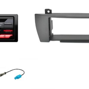 Autoradio JVC con CD per BMW X3 (E83)  DAB+ con lettore CD, USB e SD Card, frontalino estraibile e Bluetooth