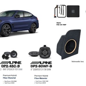Alpine audio Extreme per BMW X4 G02 sistema SA676A e RAM