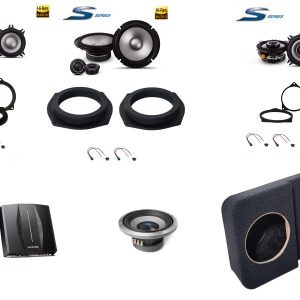 Kit Alpine linea S2 Hi Res per BMW Z4 E89 Altoparlanti + DSP + Subwoofer