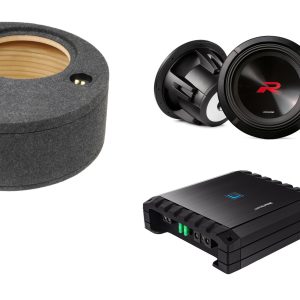 Cassa Subwoofer ruota di scorta + Alpine R2-W12D2 Subwoofer 12 pollici (30 cm) doppia bobina mobile da 2 ohm