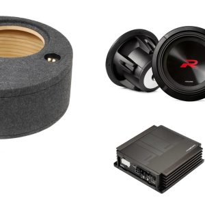 Kit Cassa Subwoofer ruota di scorta +Mosconi PICO 1 V2 + Alpine R2-W12D2 Subwoofer 12 pollici (30 cm) da 2 ohm