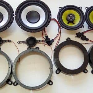 Kit 6 altoparlanti per Mercedes classe C (S203)  Anteriori e Posteriori