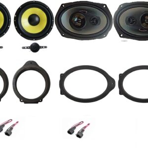 Kit 6 altoparlanti per Chevrolet Camaro Anteriori e Posteriori