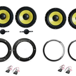 Kit 6 altoparlanti per Volkswagen Tiguan II (2016-2024) Anteriori e Posteriori