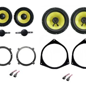 Kit 6 altoparlanti per Audi A3 5 porte (8L) 96-03 Anteriori e Posteriori