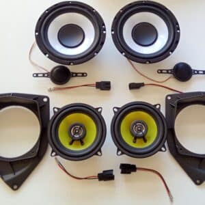 Kit 6 altoparlanti per Citroen C3 serie dal 2001 al 2009  Anteriori e Posteriori