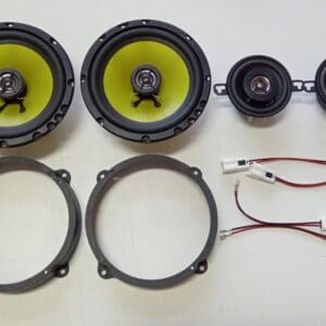 Kit 4 altoparlanti casse per Alfa Romeo Brera 120 Watt Anteriori e Posteriori