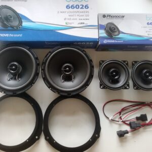 Kit altoparlanti Phonocar + cavi per Mercedes CLK  Class (C208)   Coupè    '97 ÷  '03