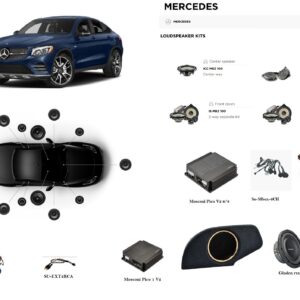 Kit Extreme Mosconi Focal per Mercedes GLC modello C253 MBUX serie dal 04/2019