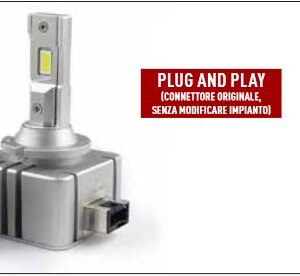 Kit conversione Xenon-Led D1S Alfa Romeo Giulietta ( 940 2010 - 2014)  Plug & Play