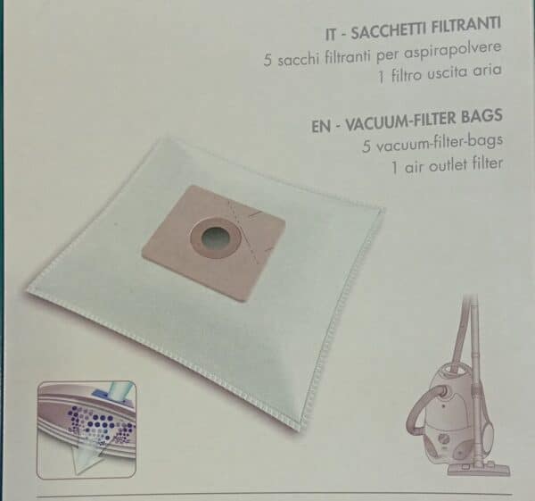 5 Sacchi TNT HOTPOINT TROLLEY EASY PARQUET SLB 18 AA O