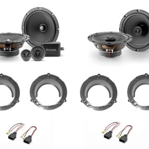 Kit 6 altoparlanti Focal per Daihatsu Cuore Anteriori e Posteriori