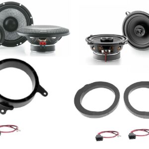 Kit 10 altoparlanti Focal per Mercedes classe E serie W210 Anteriori Cruscotto Posteriori Cappelliera
