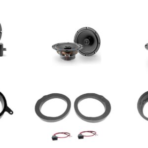 Kit 8 altoparlanti Focal per Mercedes classe E serie W210 Anteriori e Posteriori Cappelliera posteriore