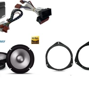 Alpine S2 sistema audio pre-configurato per Fiat 500, Abarth 500, 595, 2016-2022
