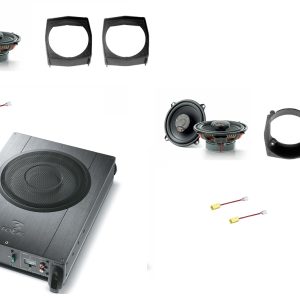 Kit altoparlanti Focal + subwoofer sottosedile per Fiat Uno Turbo