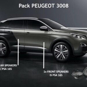 Kit Focal Inside altoparlanti amplificatore  Subwoofer per Peugeot 3008