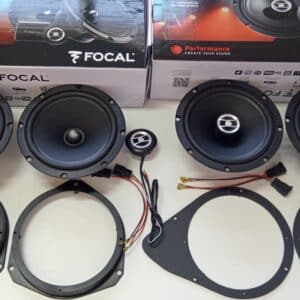 Kit 6 altoparlanti FOCAL per Fiat 500 Anteriori e Posteriori