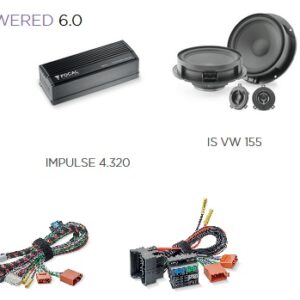 Kit Focal Inside Powered 6.0 per Volkswagen VW Golf VIII