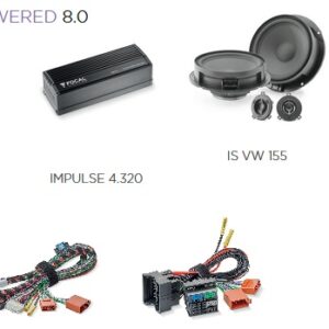 Kit Focal Inside Powered 8.0 per Volkswagen VW Golf 8 VIII